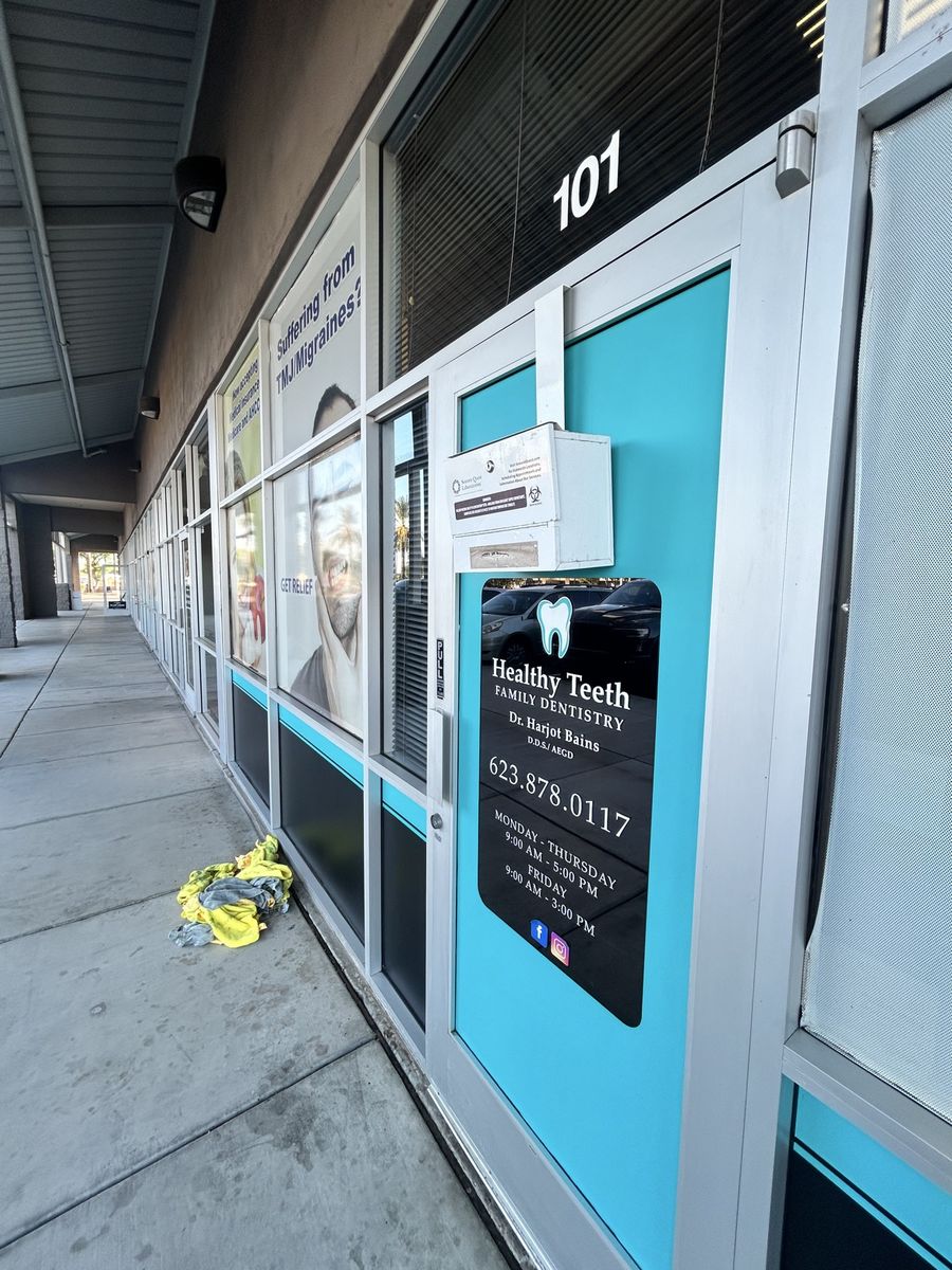 Commercial storefront exterior in Arizona